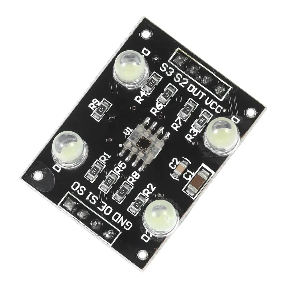 1 шт. модуль датчика TCS230 TCS3200D распознавания цвета детектор для MCU Arduino DC 3-5 в вход |