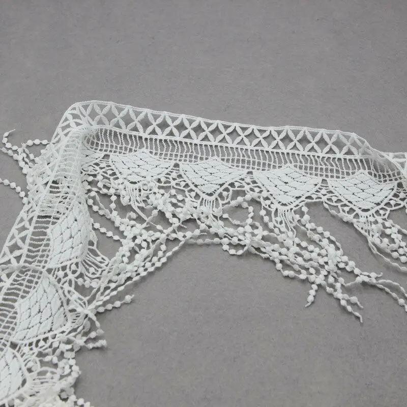 2 ярда кисточка кружевная отделка Лента для свадебного платья вышитые ремесло