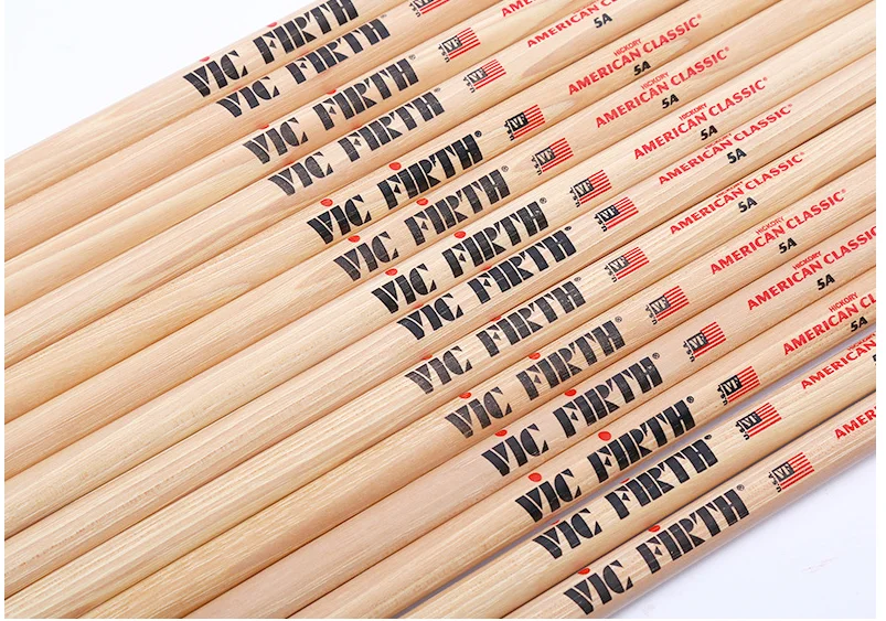 Профессиональные барабанные палочки 5A ореховая древесина 7A стандартные одна