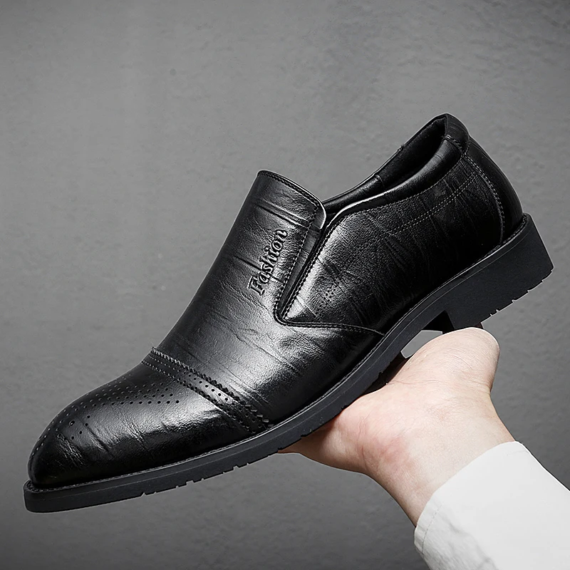 

Деловые туфли, мужские лоферы, слипоны, итальянские свадебвечерние туфли, мужские классические деловые туфли, Новое поступление, кожаные ту...