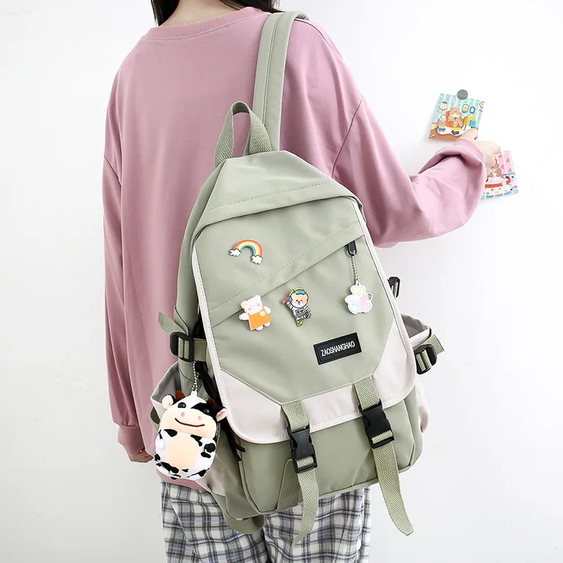 

Female Cute School Bags teenage girls kawaii Women's Backpack schoolbag Girls Junior High School Student travel Backpacks Woman