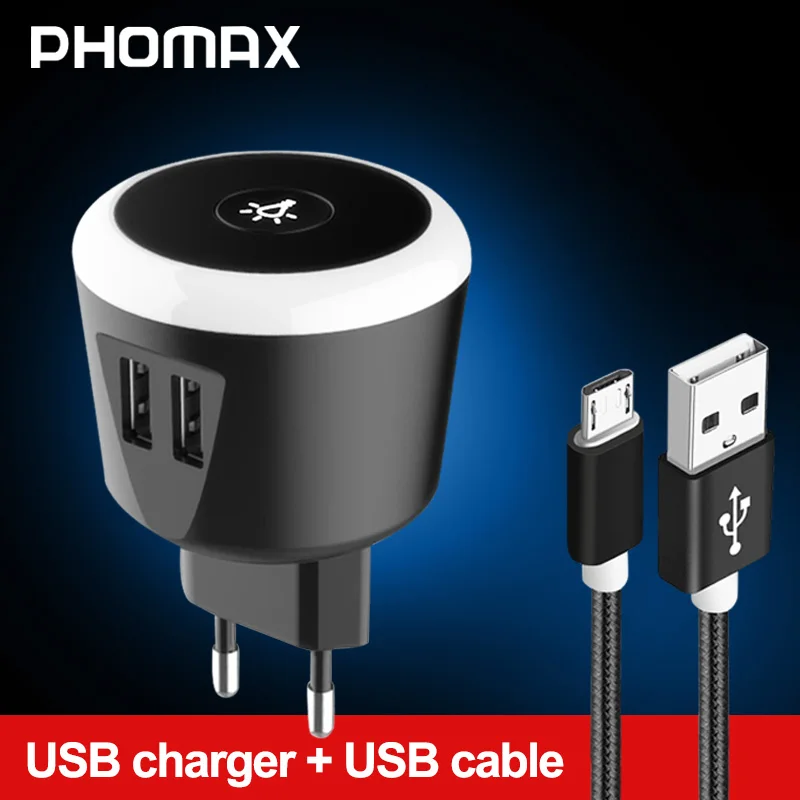 PHOMAX USB зарядное устройство умный светодиодный быстрое для телефона iPhone X Xs 8 iPad
