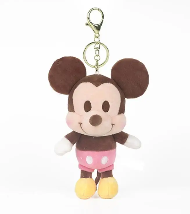 Kawaii аниме Disney плюшевые игрушки Микки Маус Минни брелоки куклы Дональд Дак Дейзи