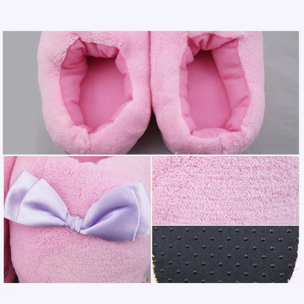 

USB Heating Plush Shoes Comfortable Warm Soft Shoes Feet Warming Non-slip Shoes Fast Heating Convenient Home Slippers