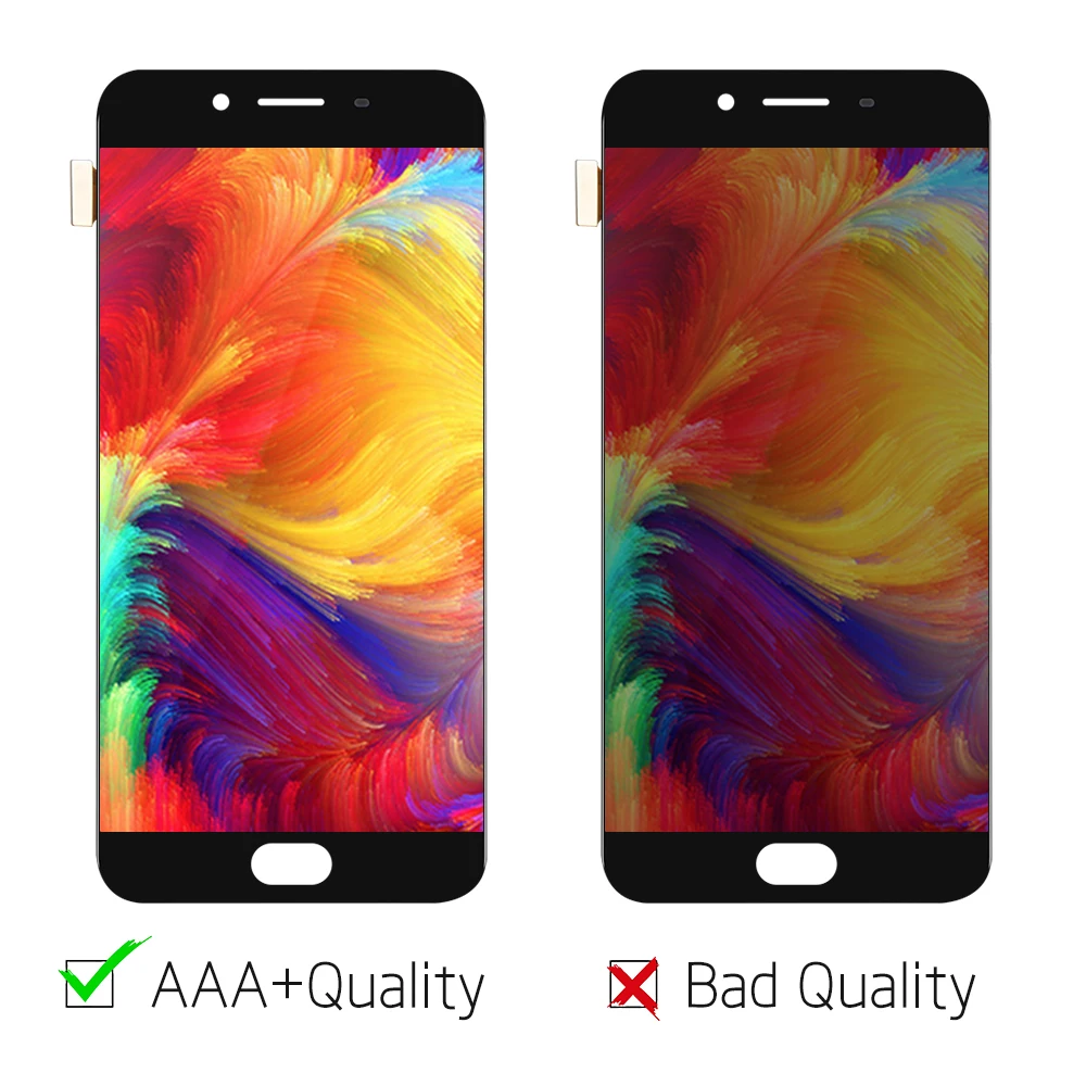 Дисплей AMOLED 5 дюйма для OPPO R9S ЖК-дисплей сенсорная панель дигитайзер в сборе