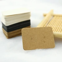 100pcs 3 5x2 5cm multi color paper cute stud earring hangtag card custom logo cost extra jewelry display packing card