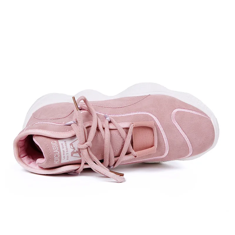 VSIOVRY Hot Sell High-Top Sneakers Women Suede Upper Breathable Walking Sports Fitness Shoes Comfortable Running for | Спорт и
