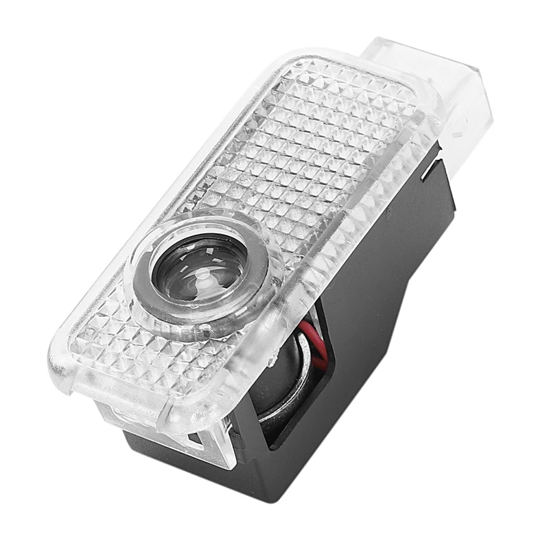 

2Pcs Led Door Welcome Round Sign Light Decorative Projection Lamp For A8 A6