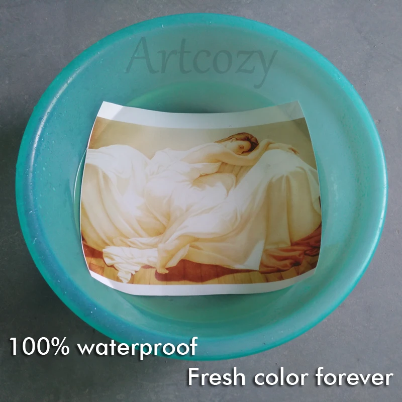 

Forbeauty Oil Canvas Painting Wall Artsunset_sea_wave Spray Printing Waterproof Ink Home Decor