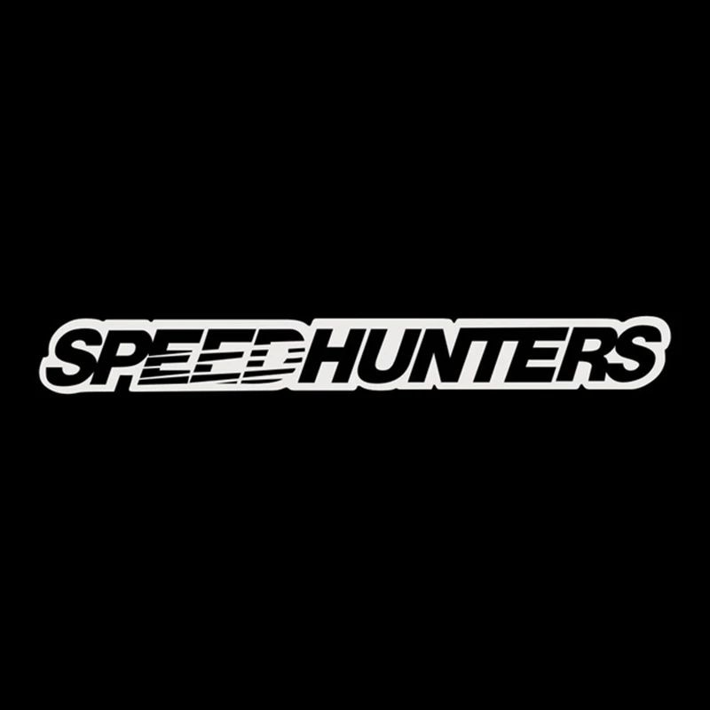 

Reflective Car Stickers SPEEDHUNTERS Graffiti Bumper Cover Scratches Decals For Motorcycle Audi A4 Accessory PVC10cm X3cm