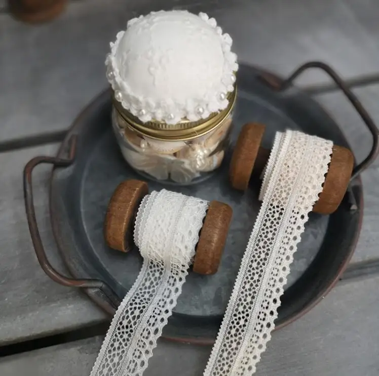 10 метров абрикосового цвета слоновой кости высокое качество эластичное кружево