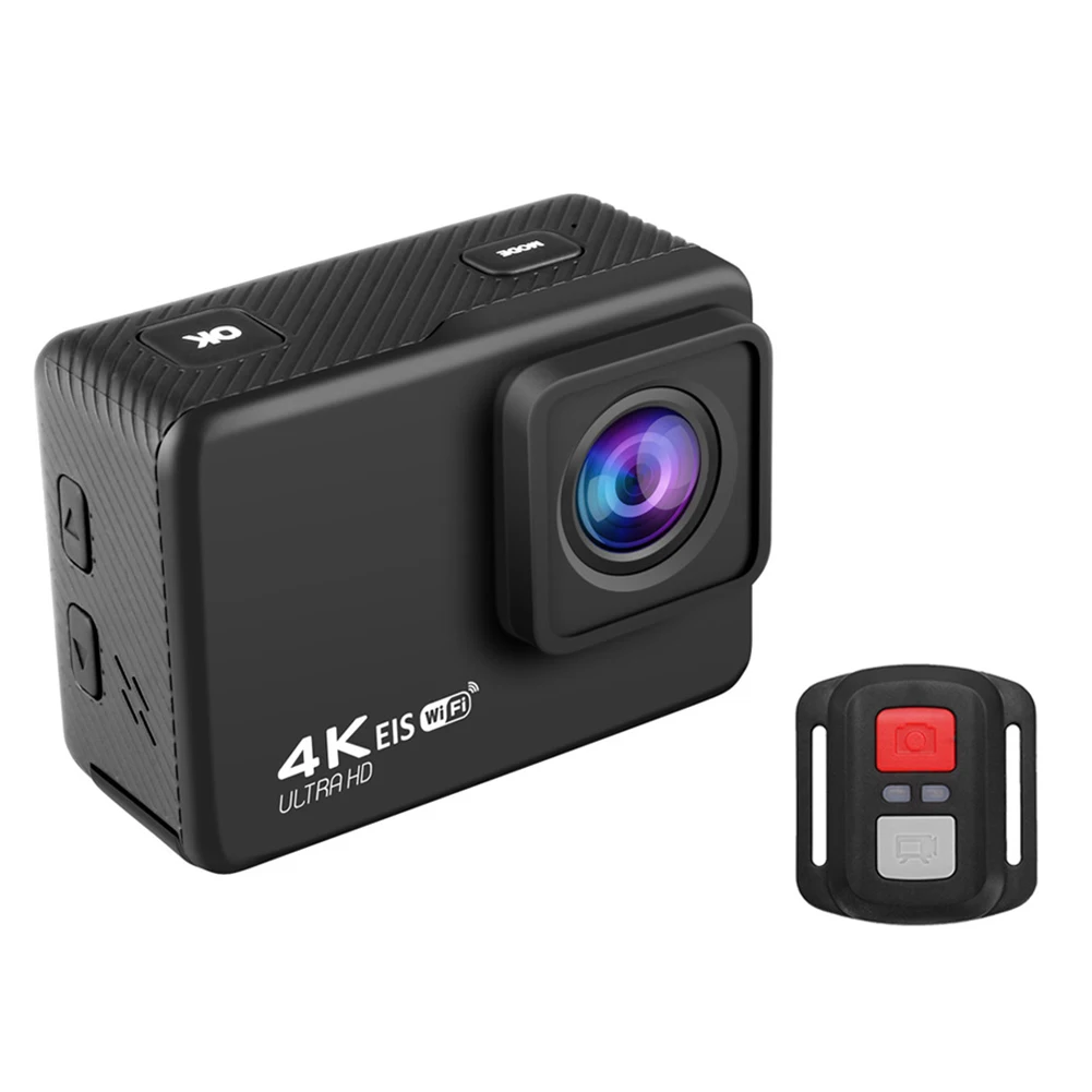 

Anti-shake Action Camera EIS Ultra Mini Camera 4K / 60fps WiFi 2.0" 170D Underwater Waterproof Cam Helmet Vedio Sport Came