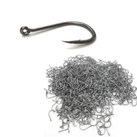 100pcs fish hook barb set of high carbon steel barbed hooks accessories sea feeder for fishing fishery weight carp tackle goods
