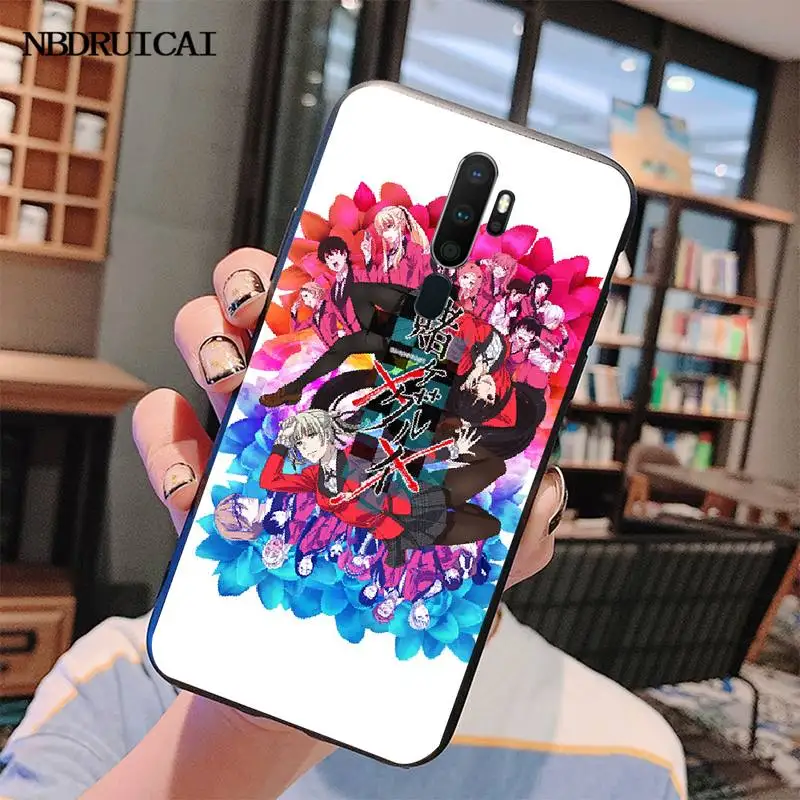 Японский аниме чехол PENGHUWAN Kakegurui Jabami Yumeko Bling Cute для телефона Oppo A5 A9 2020 A11x A71 A73S A1K