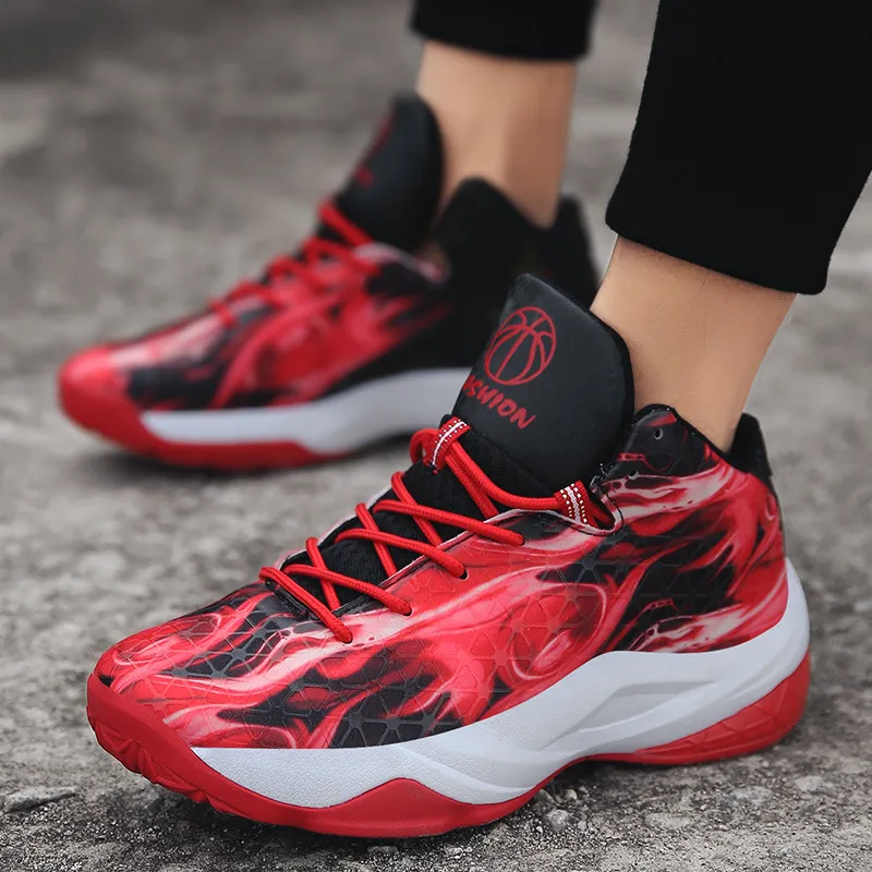 2021 New Basketball Shoes Men Outdoor Breathable Training Sport Sneakers Professional Trend Basketball Sneakers Zapatos Hombre