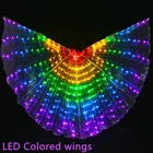 Светодиодный светильник Alas de Danza del vientre, костюм, крыло, шарик с крыльями светодиодный, цветной