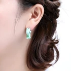 Симпатичные серьги-кусачки, 3D Акула, корги, серьги-кусачки, милые Мультяшные животные, серьги из мягкой керамики, простые серьги N2UF