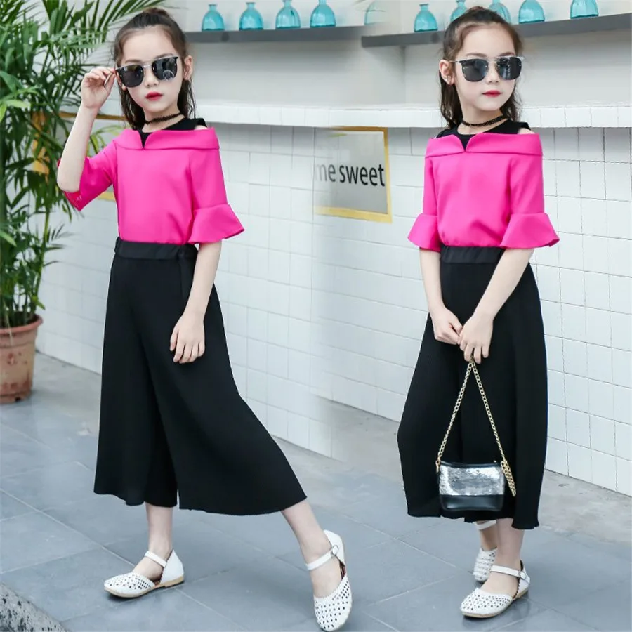 Новинка 2020 комплекты одежды для девочек летний детский комплект из футболки с