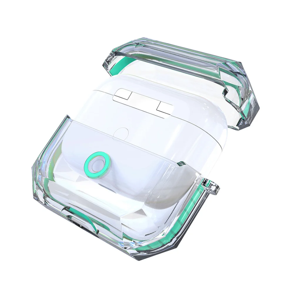 

Wireless Earphone Protector Clear TPU Full Protective Headset Case Cover Compatible for AirPods Pro 3 (White)