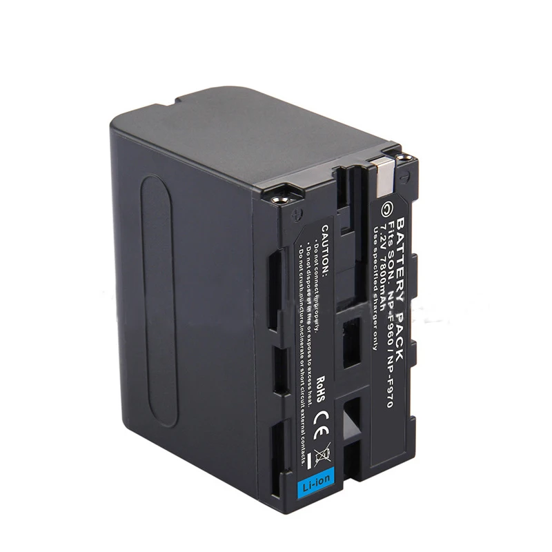 7800 мАч NP F960 F970 Аккумулятор для камеры Сменный аккумулятор цифровой sony NPF970 NPF960