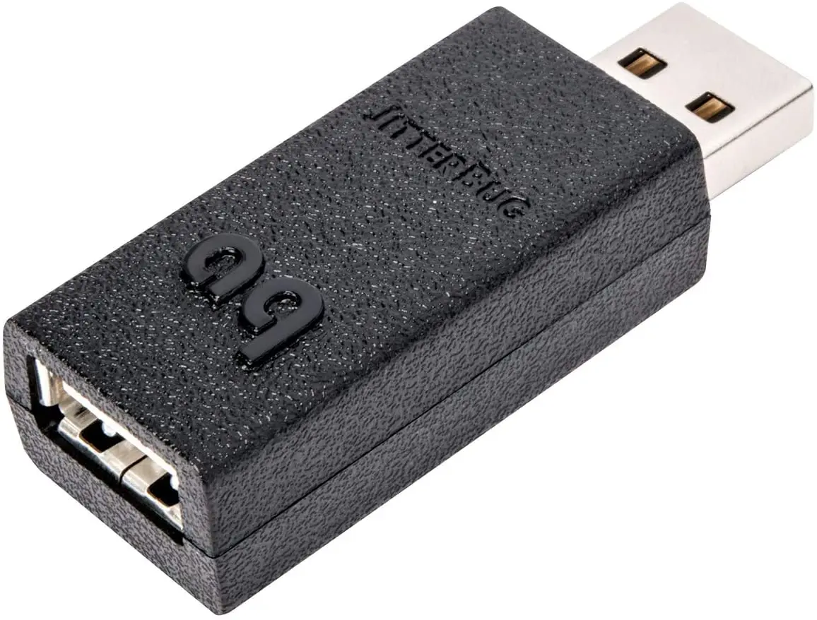 

AudioQuest Jitterbug USB Filter Reduces the noise and ringing afflicting minimizes jitter packet errors vs shanling hiby topping