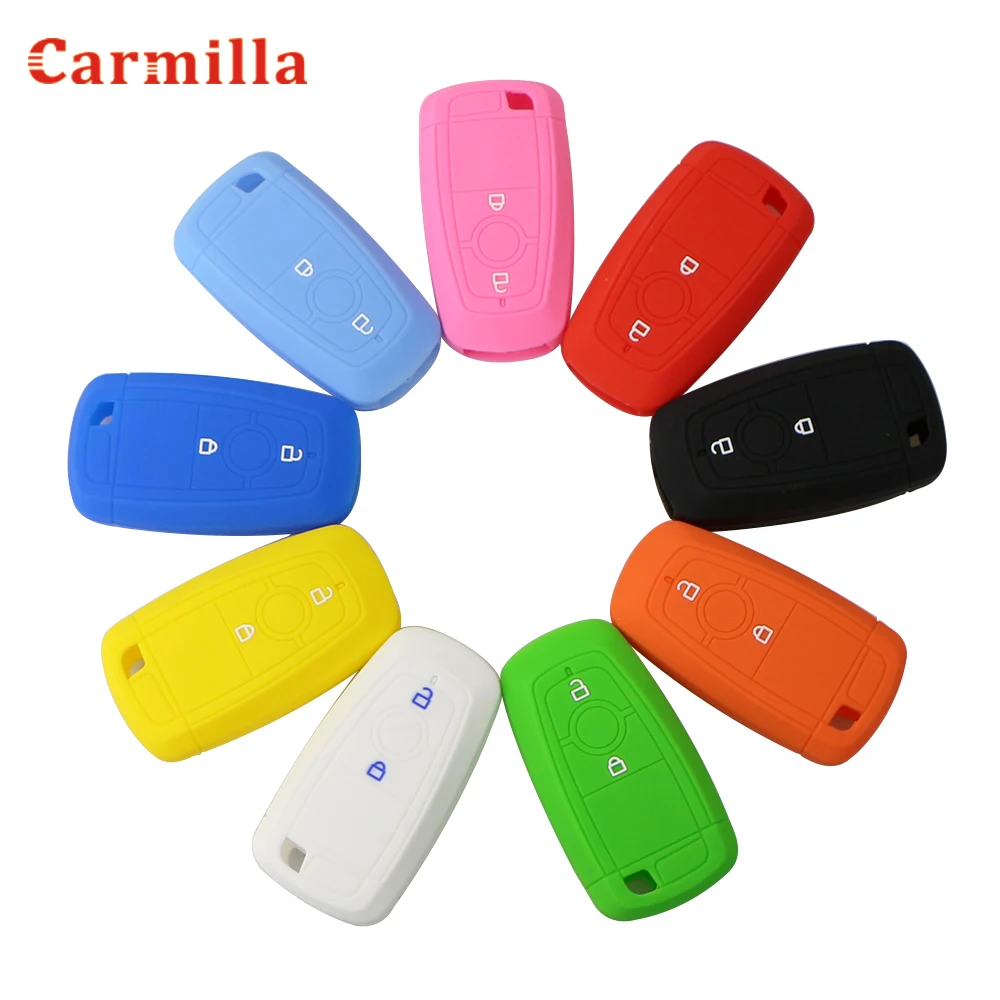 2 кнопки силиконовый резиновый чехол для брелка с ключом набор капот Ford EcoSport 2018 2019