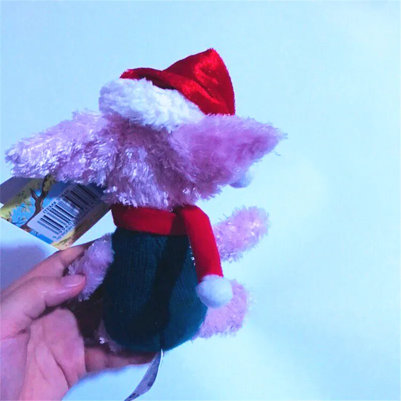 1 шт./лот 18 см Рождество Eeyore кошка кенгуру свинка Ослик Кролик Утка roo поросенок плюшевая кукла в подарок детские игрушки