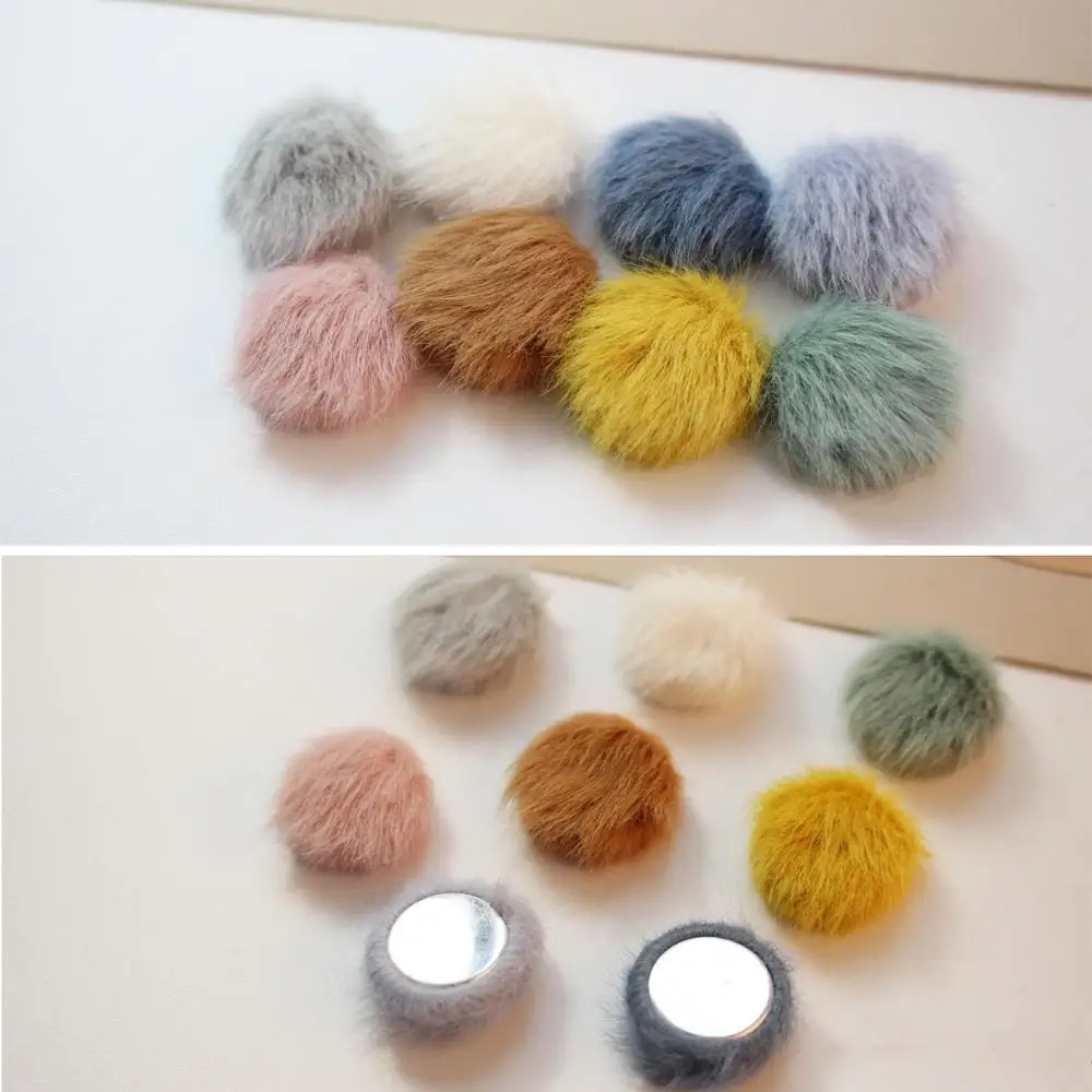 Зимний стиль пряжка с плоским дном 22 мм круглые бусины цвет 50 шт./лот сделай сам