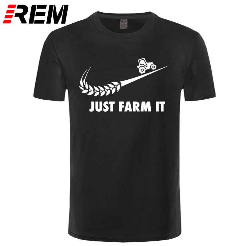 Модная футболка Just Farm It, мужские хлопковые фермерские футболки с круглым вырезом и короткими рукавами, Мужская футболка для сельского хозяйства, топы