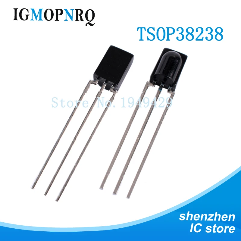 

5 шт. TSOP38238 IC IR RCVR MOD 38 кГц DOME AXIAL 38238 P38238 OP38238