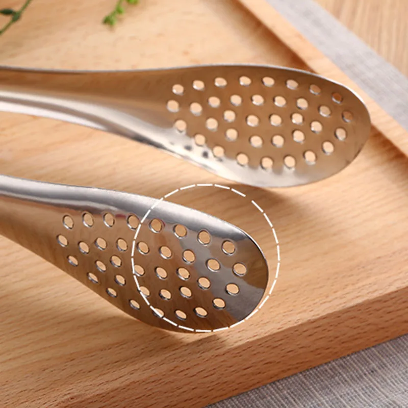 Щипцы для пищи из нержавеющей стали зажим хлеба барбекю кухня приготовления