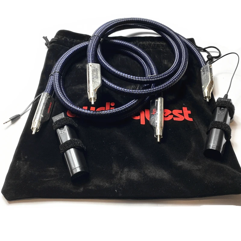 

Wild Blue Yonder 2 RCA to 2 RCA Audio Cable a pair with 72V DBS for hifi CD player