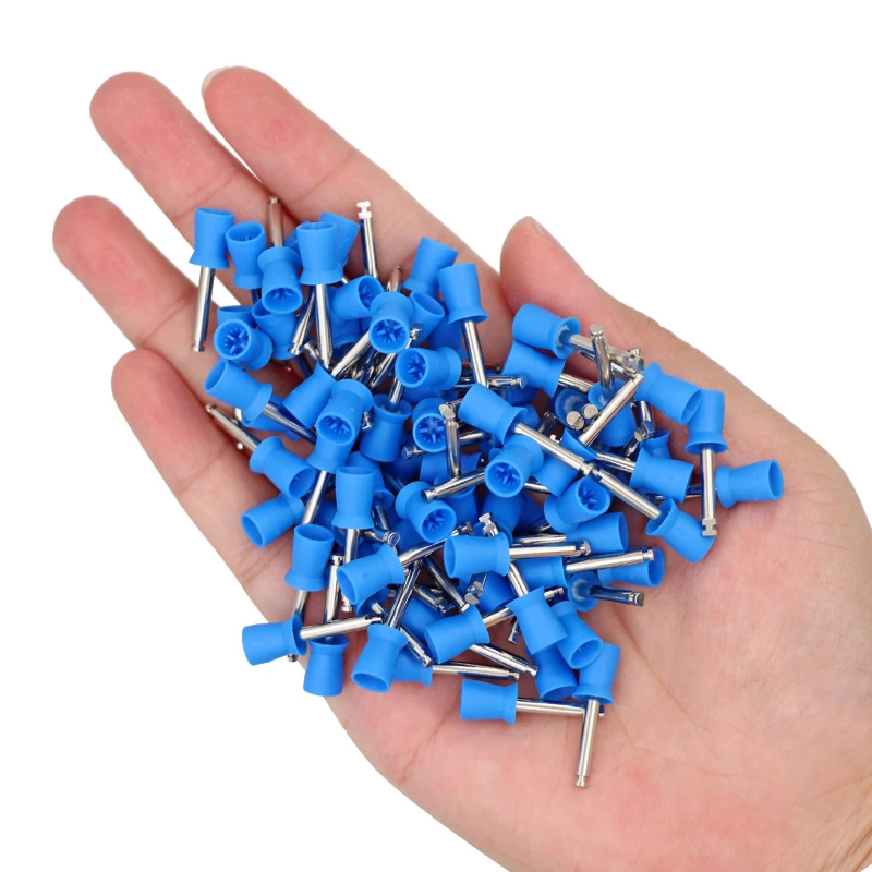 1 коробка зубная щетка для полировки зубов стакан с плоской головкой