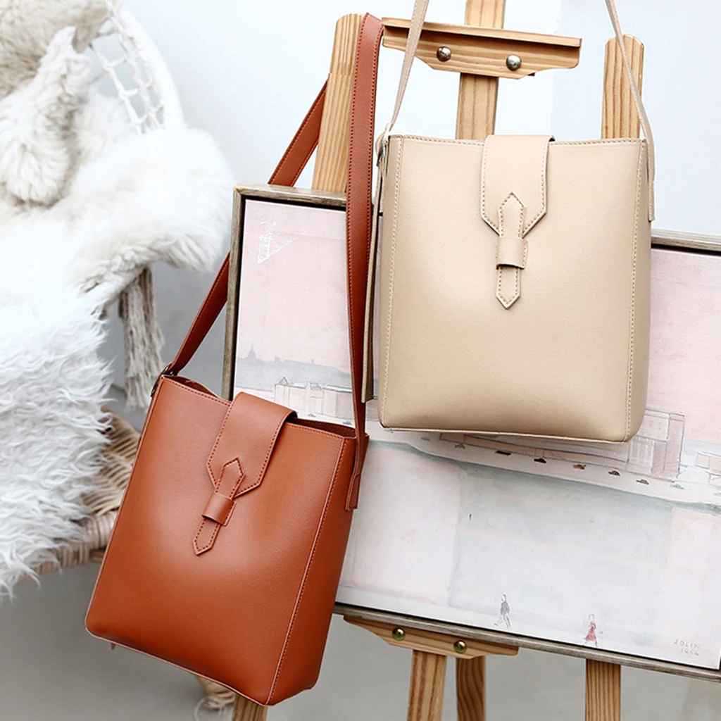 Женская сумка ведро на одно плечо женская маленькая через мессенджер 820|Сумки с