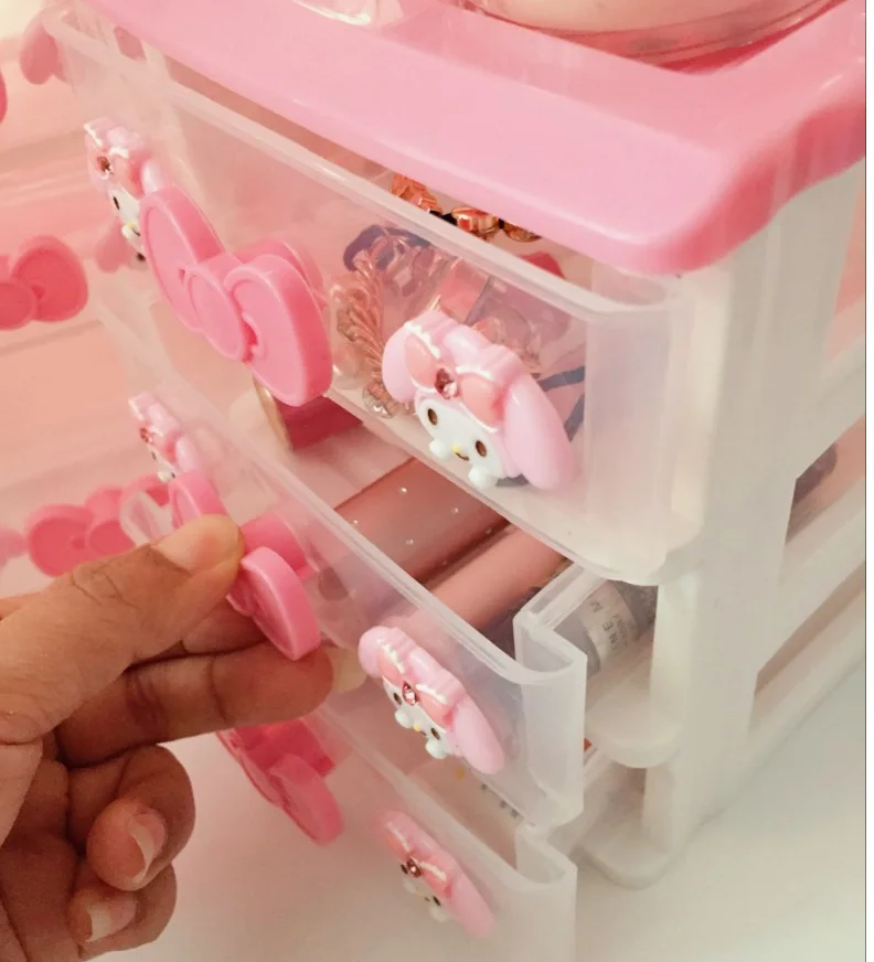 

New Cartoon Multi-function Desktop Drawer Storage Box Organizer 2 / 3 Layer yey-210109