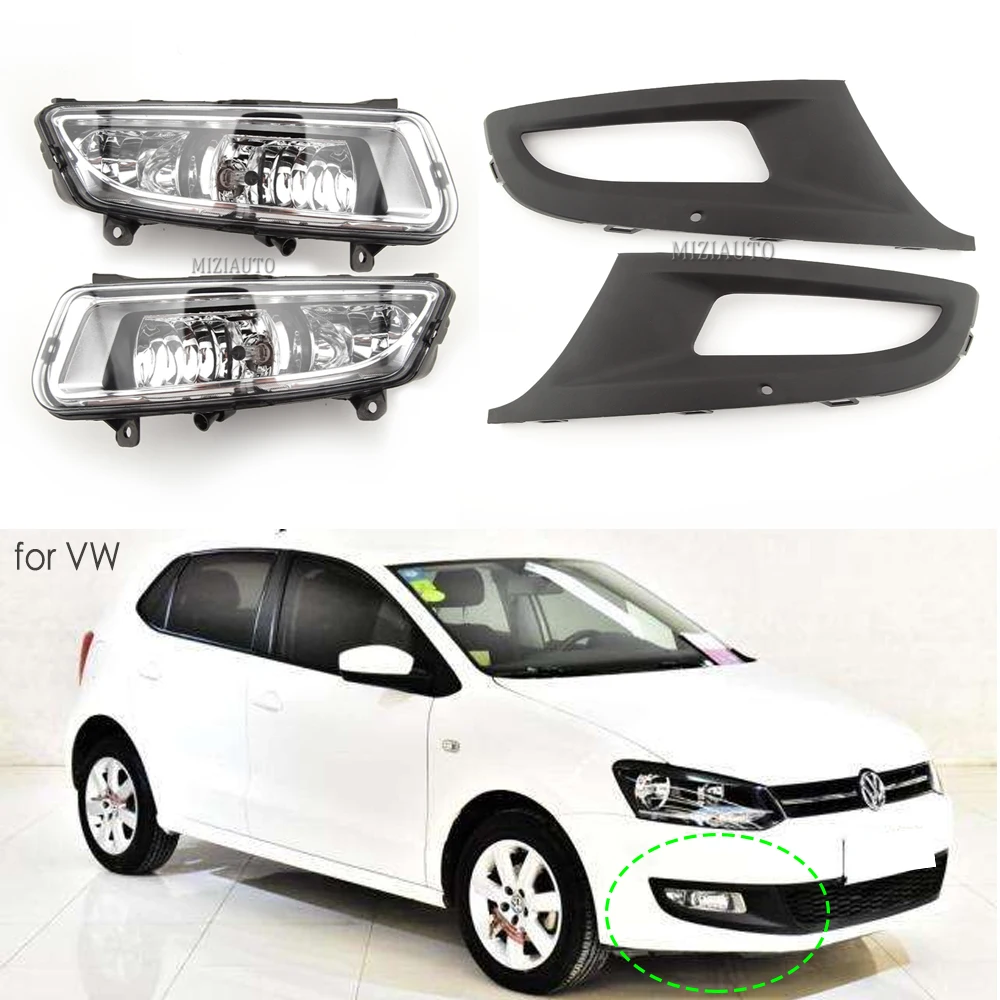 Противотуманные фары для VW Polo 6R Vento Хэтчбек 2009 2010 2011 2012 2013 противотуманные MK5