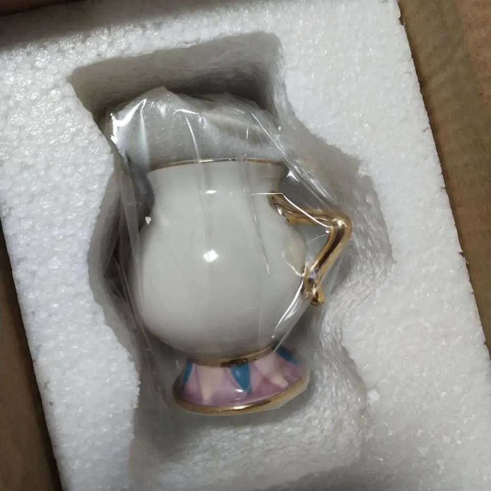 Мультяшная сахарница Красавица и чудовище чайник оригинальный керамический