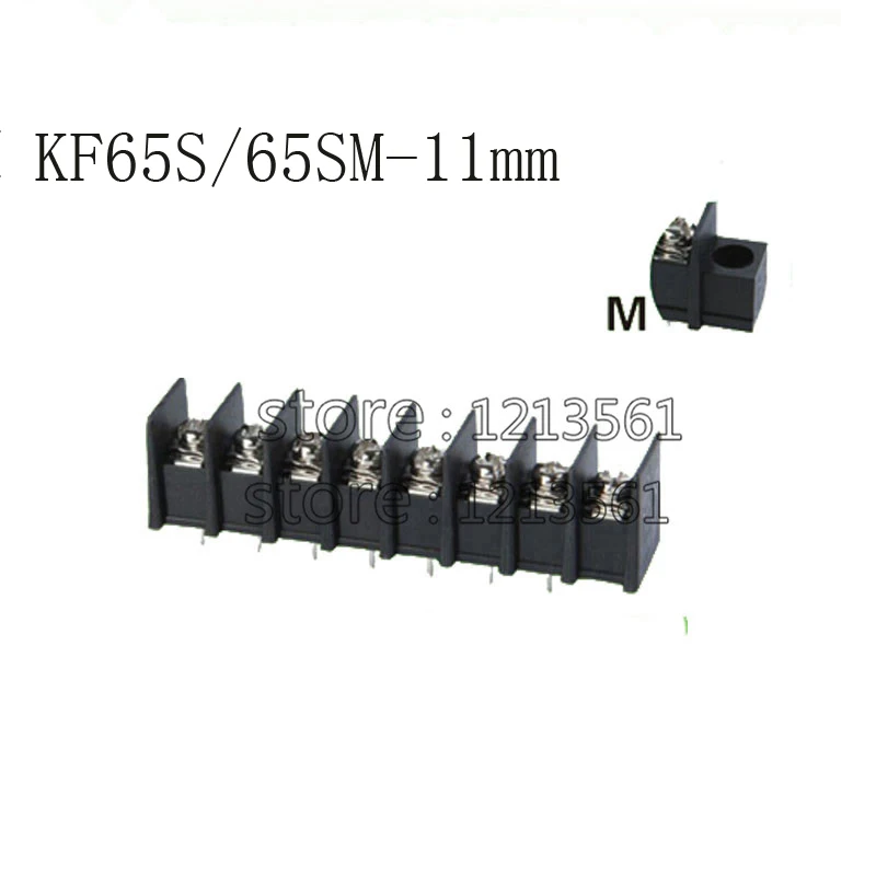 KF65S/65SM 11 мм барьерные клеммные колодки шаг 9 5 Латунный разъем 300 В 30A|terminal block|30a terminal blockconnector block |