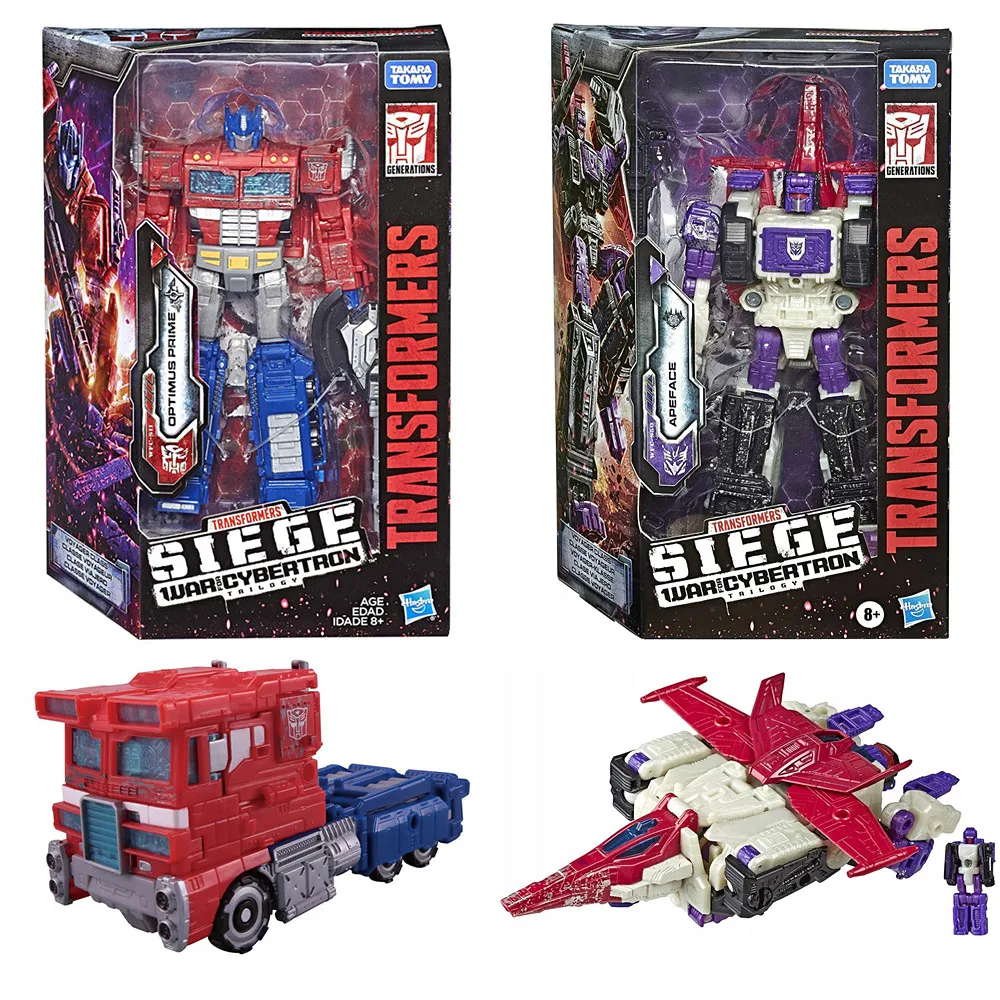 Экшн фигурка Hasbro с трансформерами autobot Voyager Class Optimus Prime Apeface 3C игрушки для