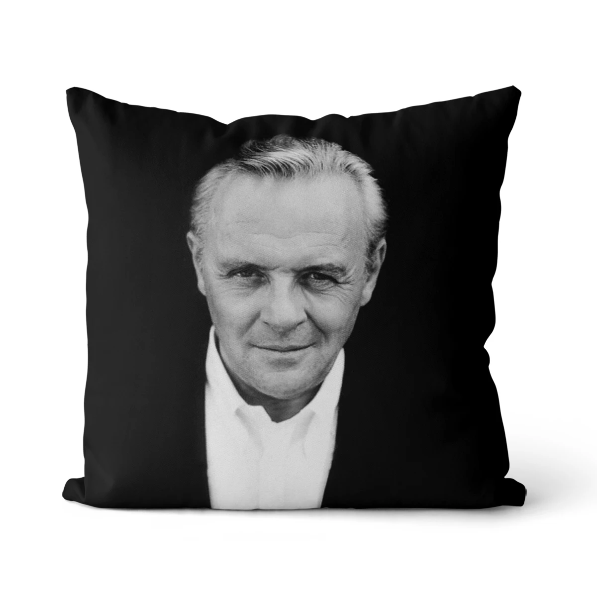 

Anthony Hopkins pillow case pure cotton linen pillow case party home sofa cushion cover 45x45cm 40x40cm