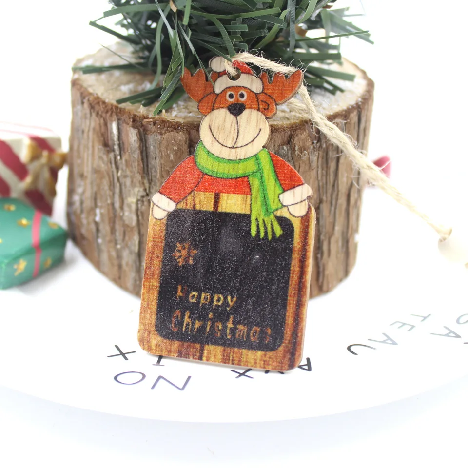 3 шт. декоративная подвеска для новогодней елки из натурального дерева | Дом и сад