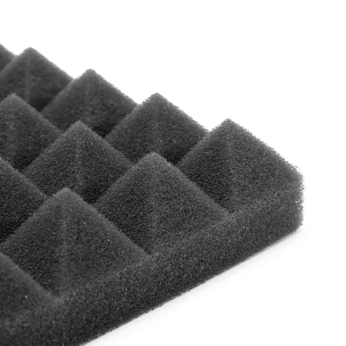 5 шт. 35x35x45 см пена для звукоизоляции акустическая пена регулирование звука студия поглощения клина плитка пирамидный пенопласт