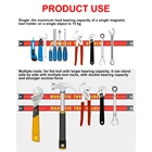 Магнитные держатели для инструментов, мощный металлический магнит, сверхпрочная настенная лента для держателя шуруповерта, гаечного ключа