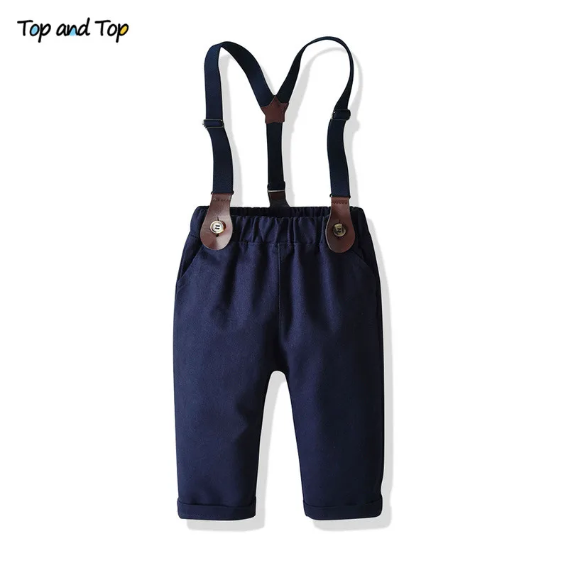 Рубашка с длинным рукавом и галстуком-бабочкой на подтяжках |