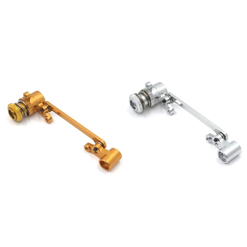 

2 Set Steering Clutch Assembly Steering Servo Saver For Wltoys 144001 1/14 124018 124019 RC Car Parts, Silver & Yellow