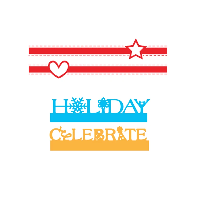 Eastshape Line Frame Border Dies Metal Cutting Scrapbooking Heart Star Die Cut for Card Making Album Paper Craft | Дом и сад