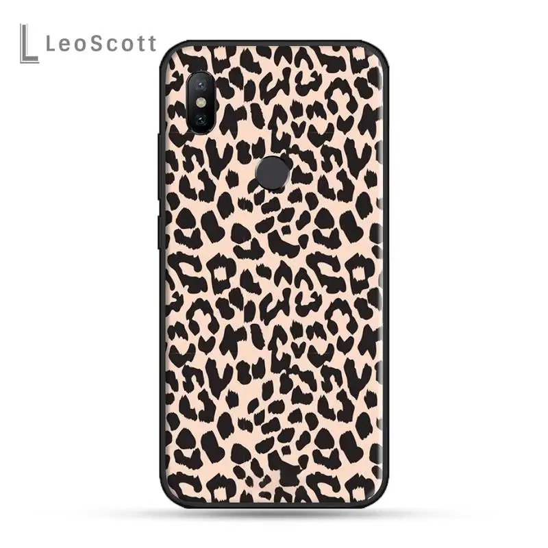 

Ottwn Leopard Print Pattern Phone Case For xiaomi Redmi 5 5A plus 7A 8 note 2 3 4 5 5A 6 7 GO K20 A2