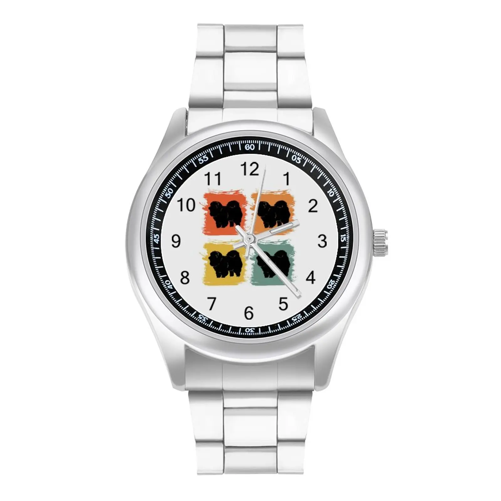 

Chow Chow Quartz Watch Photo Creative Wrist Watch Stainless Fashion Sport Boys Wristwatch