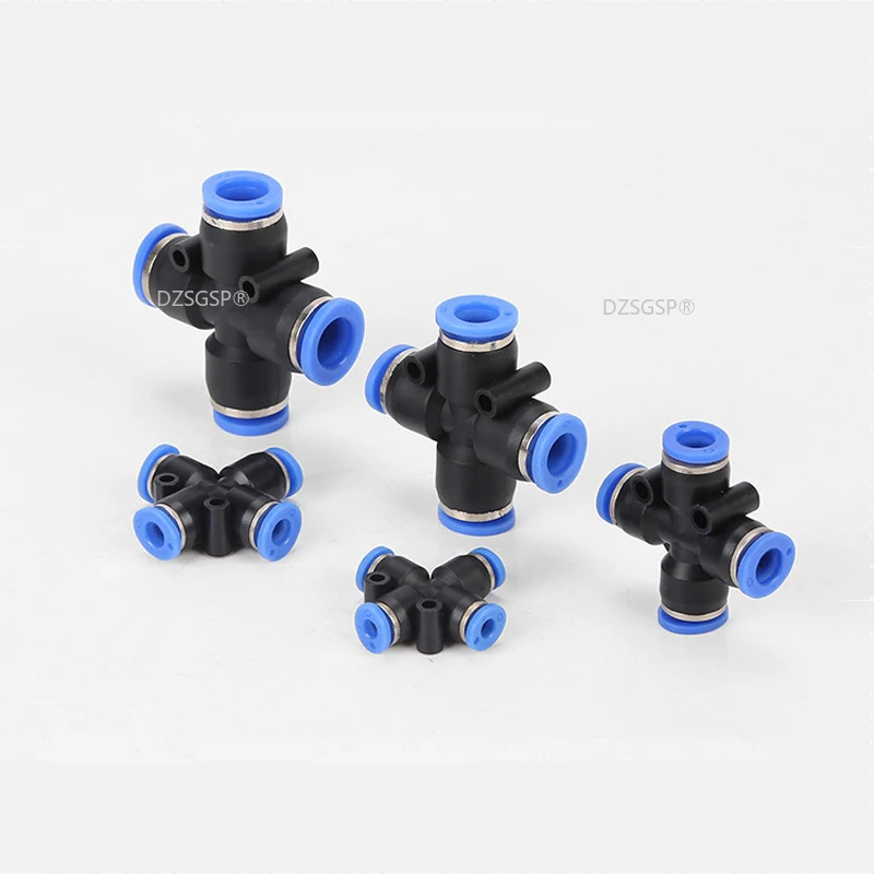 4-полосная поперечная форма равная пневматической 8 мм 10 6 4 12 OD шланговая трубка