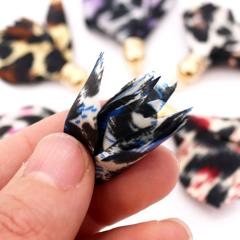 10 шт./лот модные аксессуары фурнитура для ювелирных изделий полиэфирная ткань